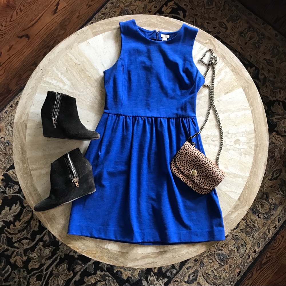 JCrew dress. With pockets!!